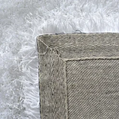 (C200) Eve White Shag Area Rug, 6x9 8 (C200) Eve White Shag Area Rug, 6x9 -Rugs Sales Store c200 eve white shag area rug 6x9 3