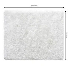 (C200) Eve White Shag Area Rug, 6x9 10 (C200) Eve White Shag Area Rug, 6x9 -Rugs Sales Store c200 eve white shag area rug 6x9 5