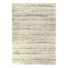 (C99) Sedona Ivory Shag Abstract Design Area Rug, 5x7