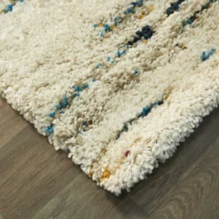 (C99) Sedona Ivory Shag Abstract Design Area Rug, 5x7 -Rugs Sales Store c99 sedona ivory shag abstract design area rug 5x7 4