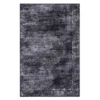 (D415) Antika Dark Grey Medallion Area Rug, 5x7