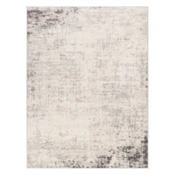 (D498) Crosby St Roma Grey Abstract Area Rug, 5x7
