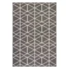 (D509) Norway Abida Grey Area Rug, 5x7