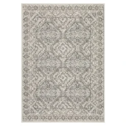 (D512) Honeybloom Norway Aleeza Grey Area Rug, 5x7