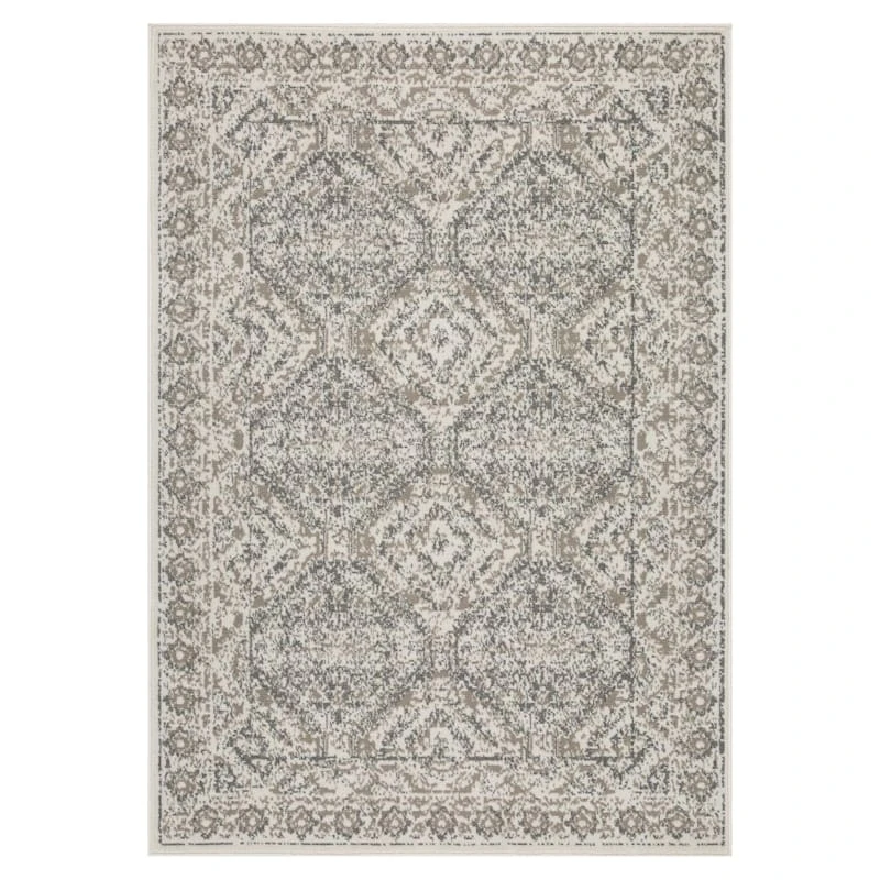 (D512) Honeybloom Norway Aleeza Grey Area Rug, 5x7 1 (D512) Honeybloom Norway Aleeza Grey Area Rug, 5x7