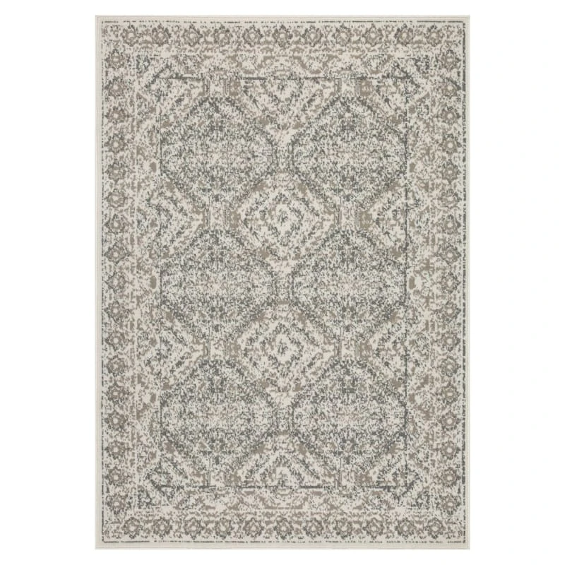 (D512) Honeybloom Norway Aleeza Grey Area Rug, 8x10 1 (D512) Honeybloom Norway Aleeza Grey Area Rug, 8x10