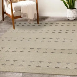 (D516) Tracey Boyd Ivory Braided Area Rug, 5x7 -Rugs Sales Store d516 tracey boyd ivory braided area rug 5x7 8