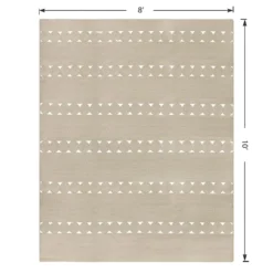 (D516) Tracey Boyd Ivory Braided Area Rug, 8x10 10 (D516) Tracey Boyd Ivory Braided Area Rug, 8x10 -Rugs Sales Store d516 tracey boyd ivory braided area rug 8x10 5