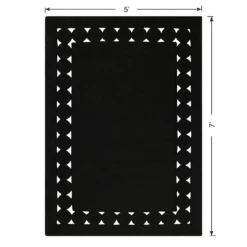 (D517) Found & Fable Black Braided Area Rug, 5x7 -Rugs Sales Store d517 found fable black braided area rug 5x7 7