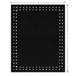 (D517) Found & Fable Black Braided Area Rug, 8x10 10 (D517) Found & Fable Black Braided Area Rug, 8x10 -Rugs Sales Store d517 found fable black braided area rug 8x10 5