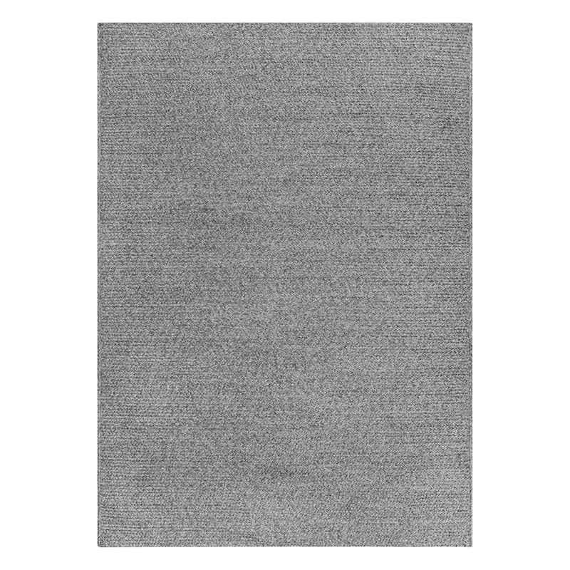(D518) Heathered Grey Area Rug, 5x7 1 (D518) Heathered Grey Area Rug, 5x7