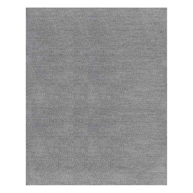(D518) Heathered Grey Area Rug, 8x10 1 (D518) Heathered Grey Area Rug, 8x10