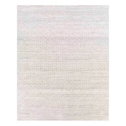 (D556) Lavadora Grey Global Design Washable Area Rug, 8x10