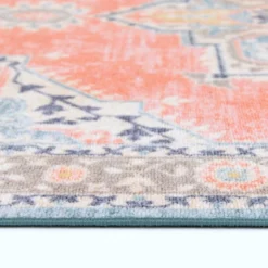 (D561) Venus Pink Multicolor Medallion Area Rug, 5x7 12 (D561) Venus Pink Multicolor Medallion Area Rug, 5x7 -Rugs Sales Store d561 venus pink multicolor medallion area rug 5x7 5