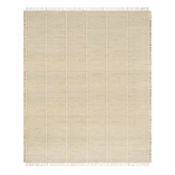 (D583) Honeybloom Mason Natural Fringe Area Rug, 8x10