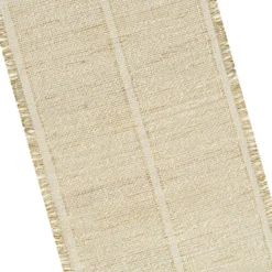 (D583) Honeybloom Mason Natural Fringe Runner, 2x7 10 (D583) Honeybloom Mason Natural Fringe Runner, 2x7 -Rugs Sales Store d583 honeybloom mason natural fringe runner 2x7 4