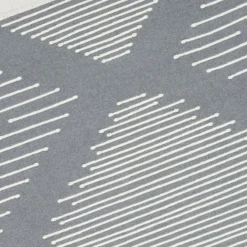 (D586) Arya Grey Diamond Design Washable Area Rug, 5x7 6 (D586) Arya Grey Diamond Design Washable Area Rug, 5x7 -Rugs Sales Store d586 arya grey diamond design washable area rug 5x7 3