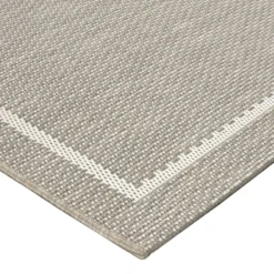 (E198) Honeybloom Prisma Ivory Border Indoor & Outdoor Area Rug, 5x7 8 (E198) Honeybloom Prisma Ivory Border Indoor & Outdoor Area Rug, 5x7 -Rugs Sales Store e198 honeybloom prisma ivory border indoor outdoor area rug 5x7 3