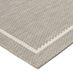 (E198) Honeybloom Prisma Ivory Border Indoor & Outdoor Area Rug, 5x7 11 (E198) Honeybloom Prisma Ivory Border Indoor & Outdoor Area Rug, 5x7 -Rugs Sales Store e198 honeybloom prisma ivory border indoor outdoor area rug 5x7 6
