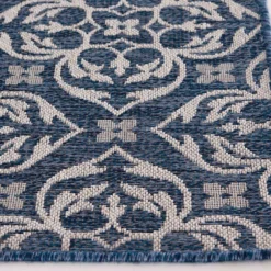(E308) New Zealand Cobalt Blue Woven Indoor & Outdoor Area Rug, 7x10 8 (E308) New Zealand Cobalt Blue Woven Indoor & Outdoor Area Rug, 7x10 -Rugs Sales Store e308 new zealand cobalt blue woven indoor outdoor area rug 7x10 3