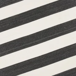 (E323) Asbury Black & White Striped Indoor & Outdoor Area Rug, 5x7 9 (E323) Asbury Black & White Striped Indoor & Outdoor Area Rug, 5x7 -Rugs Sales Store e323 asbury black white striped indoor outdoor area rug 5x7 4