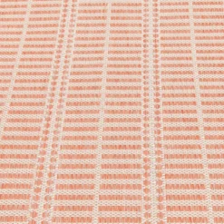 (E440) Clyde Peach Striped Outdoor Area Rug, 5x7 12 (E440) Clyde Peach Striped Outdoor Area Rug, 5x7 -Rugs Sales Store e440 clyde peach striped outdoor area rug 5x7 4