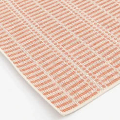 (E440) Clyde Peach Striped Outdoor Area Rug, 8x10 10 (E440) Clyde Peach Striped Outdoor Area Rug, 8x10 -Rugs Sales Store e440 clyde peach striped outdoor area rug 8x10 3