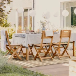 (E456) Honeybloom Lester Natural Striped Area Rug, 5x7 5 (E456) Honeybloom Lester Natural Striped Area Rug, 5x7 -Rugs Sales Store e456 honeybloom lester natural striped area rug 5x7 3