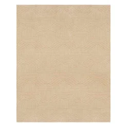 (E457) Ruby Natural Flatweave Area Rug, 8x10