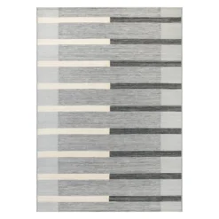 (E461) Laila Ali Jasper Flatweave Area Rug, 5x7