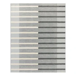 (E461) Laila Ali Jasper Flatweave Area Rug, 8x10