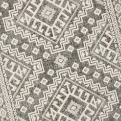 (E475) Tracey Boyd Athens Grey Diamond Design Area Rug, 5x7 -Rugs Sales Store e475 tracey boyd athens grey diamond design area rug 5x7 5