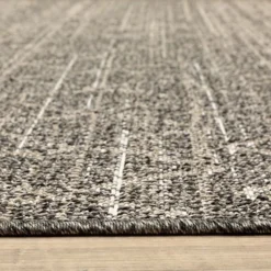 (E476) Tracey Boyd Leeward Grey & White Area Rug, 8x10 -Rugs Sales Store e476 tracey boyd leeward grey white area rug 8x10 3