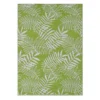 Green Palm Plastic Outdoor Area Rug, 6x9