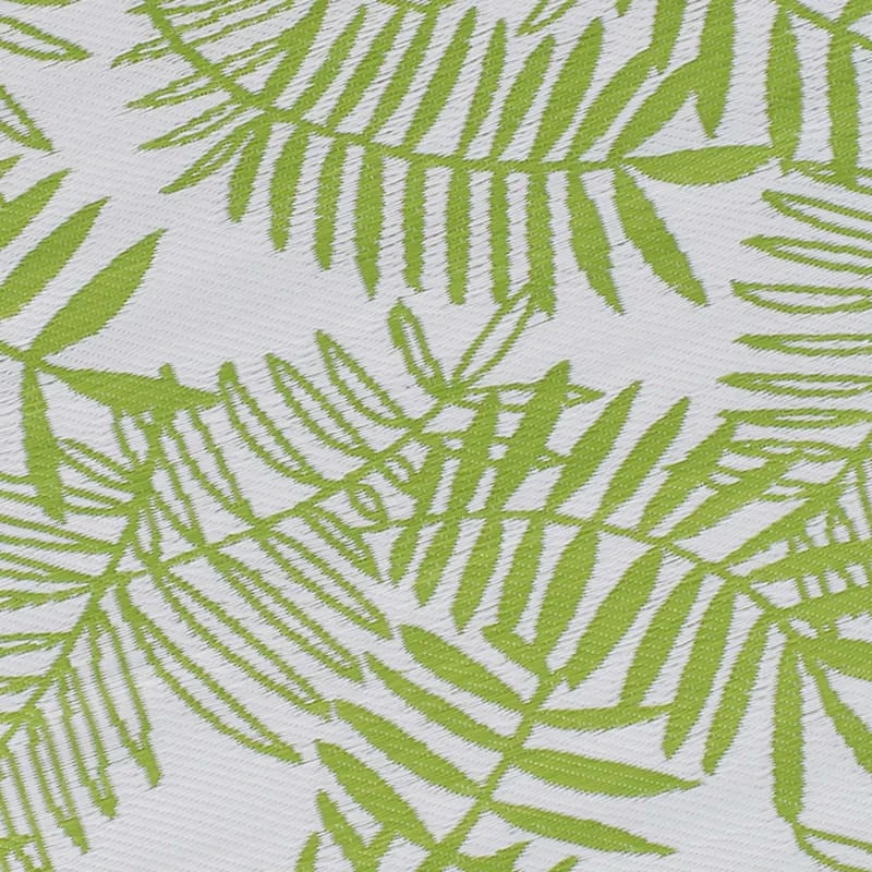 Green Palm Plastic Outdoor Area Rug, 6x9 4 Green Palm Plastic Outdoor Area Rug, 6x9 - Image 4