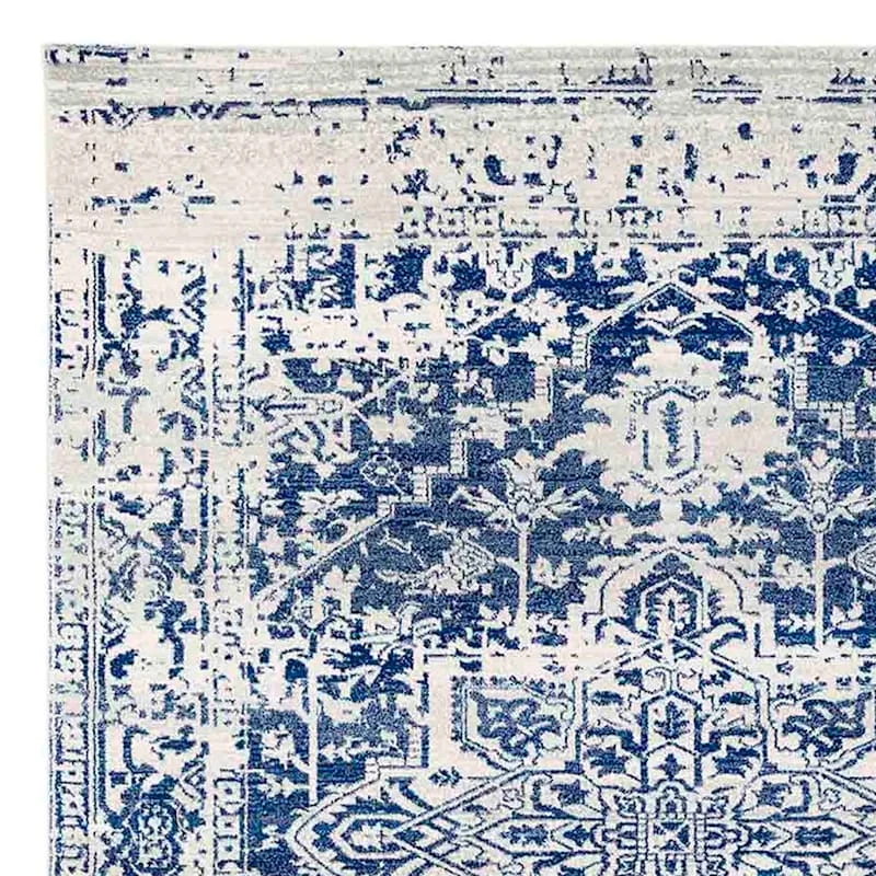 Harput Black & Cream Medium Area Rug, 8x10 2 Harput Black & Cream Medium Area Rug, 8x10 - Image 2