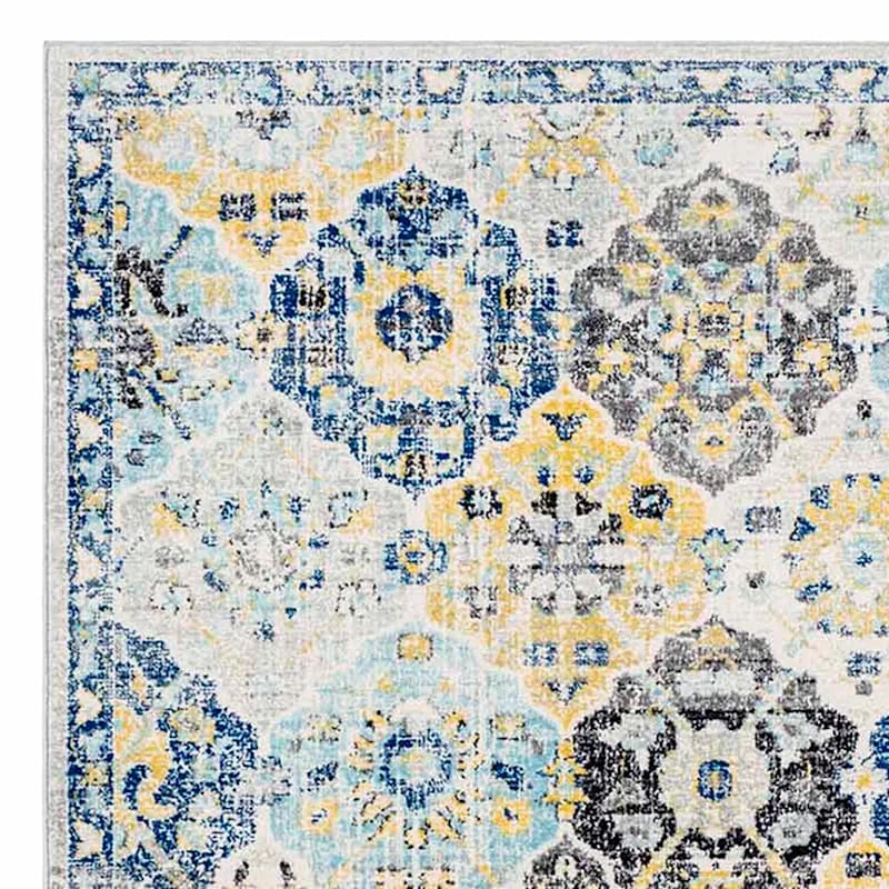 Harput Blue Medium Area Rug, 5x7 2 Harput Blue Medium Area Rug, 5x7 - Image 2