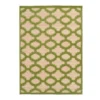 Torino Green Trellis Area Rug, 5x7