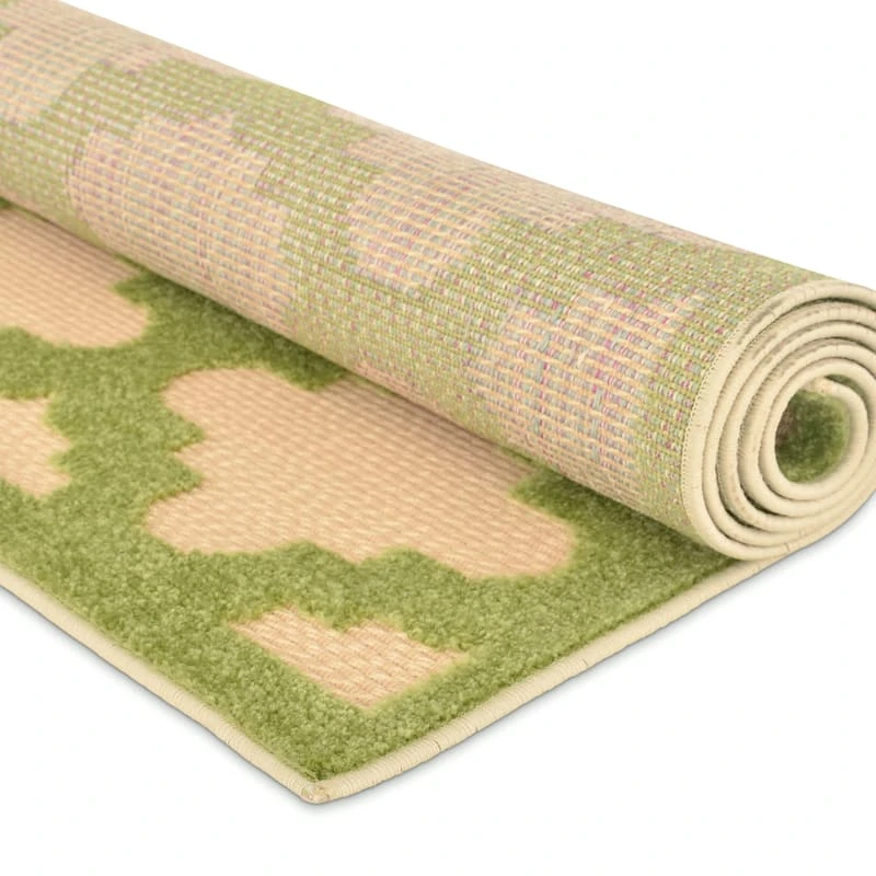 Torino Green Trellis Area Rug, 5x7 3 Torino Green Trellis Area Rug, 5x7 - Image 3