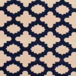 Torino Navy Blue Trellis Area Rug, 5x7 8 Torino Navy Blue Trellis Area Rug, 5x7 -Rugs Sales Store torino navy blue trellis area rug 5x7 4