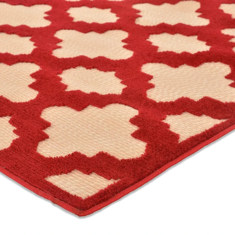 Torino Red Trellis Area Rug, 5x7 2 Torino Red Trellis Area Rug, 5x7 - Image 2