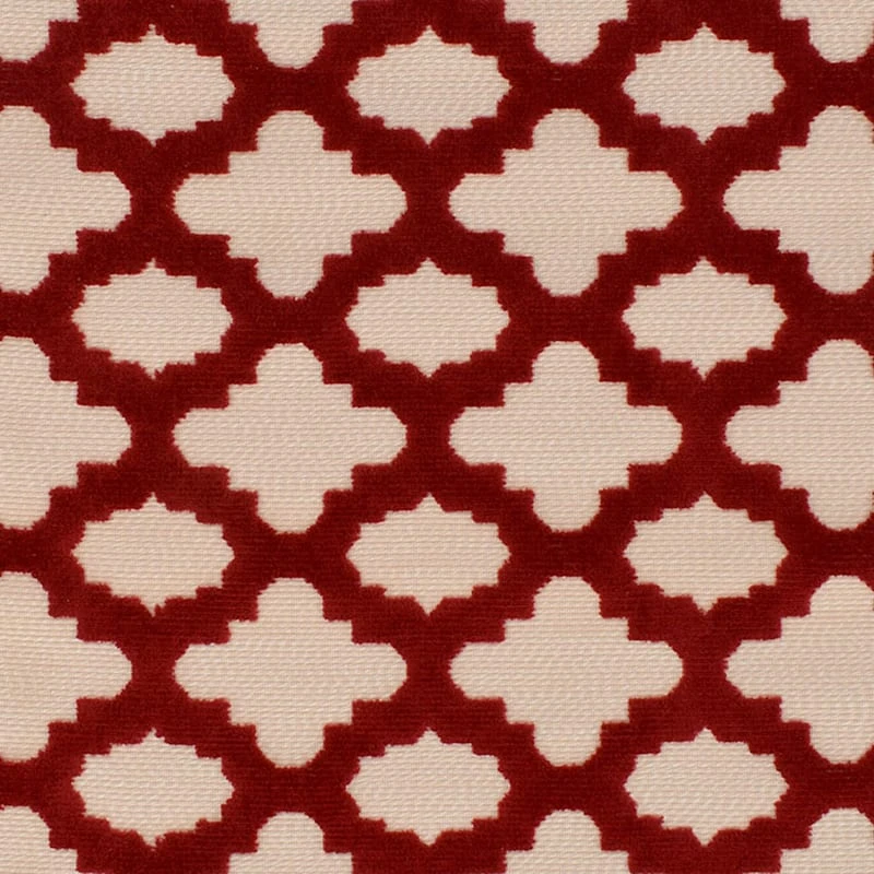 Torino Red Trellis Area Rug, 5x7 4 Torino Red Trellis Area Rug, 5x7 - Image 4
