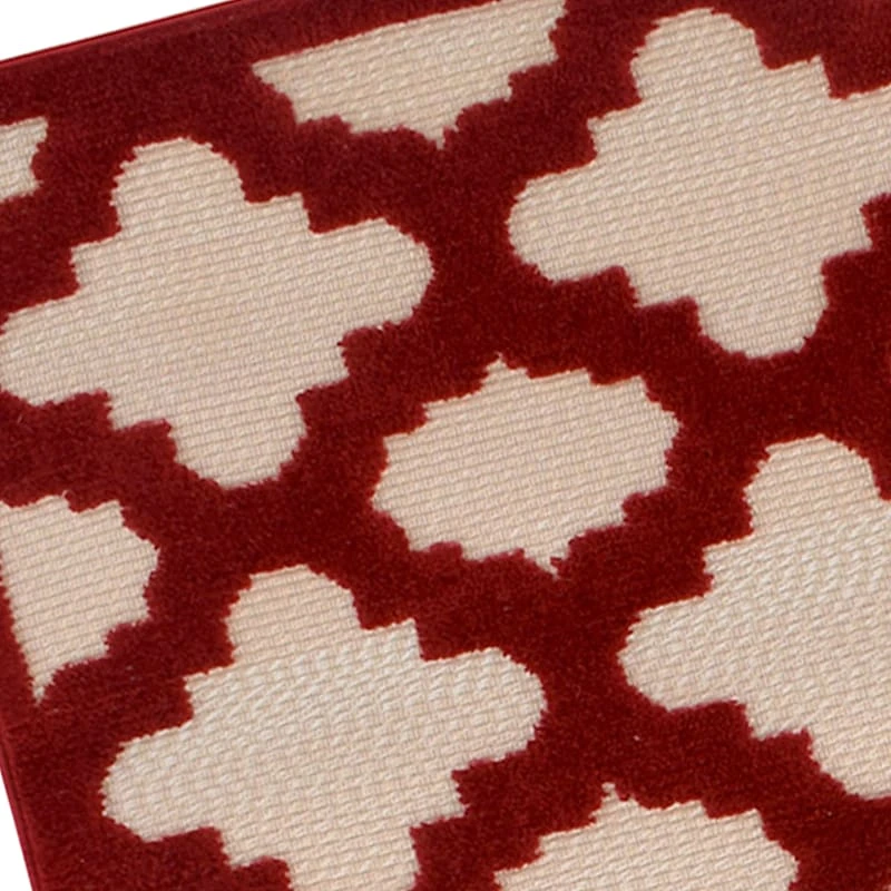 Torino Red Trellis Area Rug, 5x7 5 Torino Red Trellis Area Rug, 5x7 - Image 5