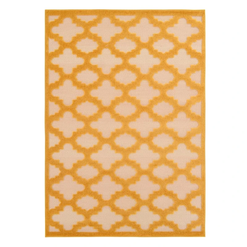 Torino Yellow Trellis Area Rug, 5x7 1 Torino Yellow Trellis Area Rug, 5x7