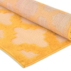 Torino Yellow Trellis Area Rug, 5x7 7 Torino Yellow Trellis Area Rug, 5x7 -Rugs Sales Store torino yellow trellis area rug 5x7 3