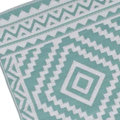 Turquoise Diamond Design Plastic Outdoor Area Rug, 5x7 9 Turquoise Diamond Design Plastic Outdoor Area Rug, 5x7 -Rugs Sales Store turquoise diamond design plastic outdoor area rug 5x7 4