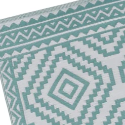 Turquoise Diamond Design Plastic Outdoor Area Rug, 5x7 11 Turquoise Diamond Design Plastic Outdoor Area Rug, 5x7 -Rugs Sales Store turquoise diamond design plastic outdoor area rug 5x7 6